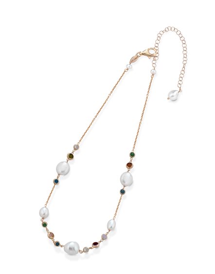 Collier Lelune Femme LELUNE GLAMOUR in Argent Perla LGNK400.1 - LGNK400.1